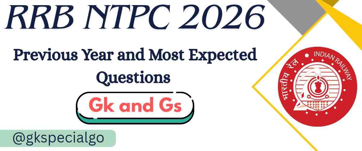 RRB NTPC Previous Year Questions 2026 Free PDF
