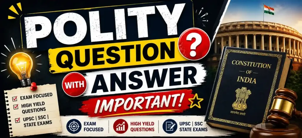 Polity Previous Year Questions in hindi
