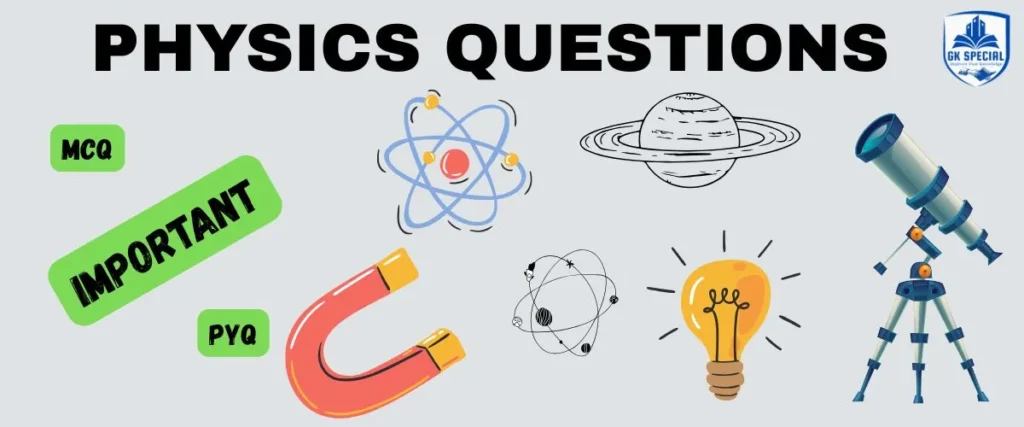 20 Physics PYQ in Hindi Important for SSC & Railway Exams