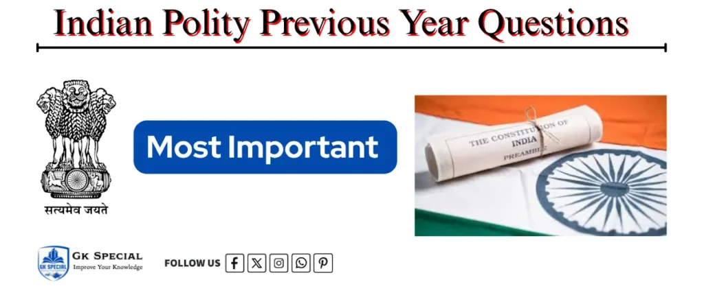 Polity Questions in Hindi